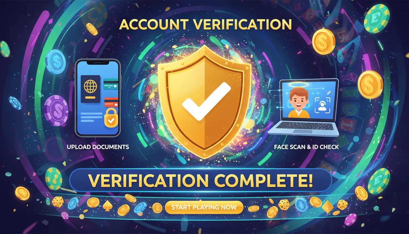 Verifiera konto hos Lion casino